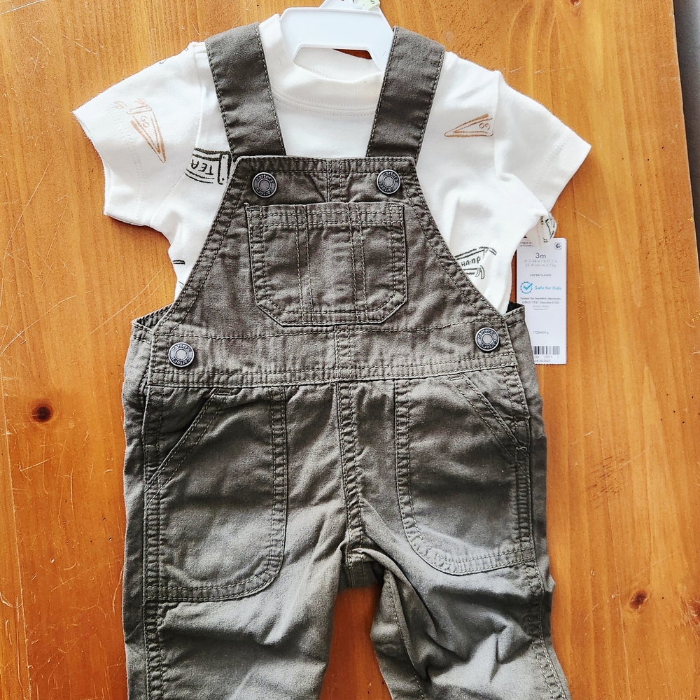 NWT Carter's 3m Overall Set
